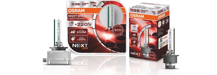 New and improved OSRAM XENARC NIGHT BREAKER LASER Next Generation range  guides the way for motorists this autumn